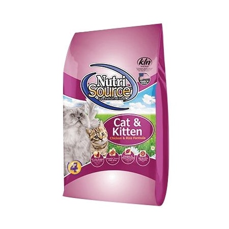 Nutri Source NutriSource 644658 Cat Food, Chicken, Rice Flavor, 6.6 lb 22300